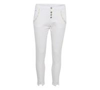 Cream Women's Crholly Jeans-Baiily Fit 7/8, Snow White, UK 6