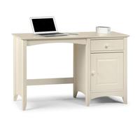 Cream Wooden Desk with Storage - Cameo - Julian Bowen
