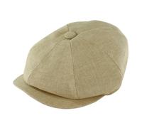 (Cream, XL) Failsworth Irish Linen Alfie Cap