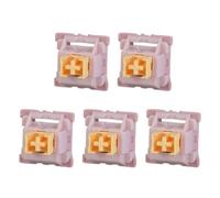 Cream Yellow Peach Silents Line Keyboards Switches Pre Lubed Hot Swap Tactiles 3Pin For Enhanceds Typing And Gaming Performances Pre Lubed Switches