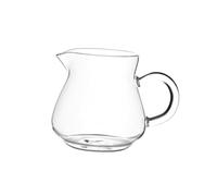 Creamer Pitcher Mini Carafe Coffee Mug Glassware Drinkware Milk Jug Coffee Pot Transparent Milk Pourer Tea Cup for Milk Latte, 250ml 7x5.5x8.3cm