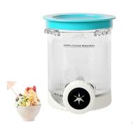 Creami Pints and Lids for Ninja, Creamy Icecream Containers Cups Jars Tubs Canisters, Smoothie Pot Compatible with Ninja Swirl NC700 NC701 Series Creamer Ice Cream Maker Machine Accessories (Blue)