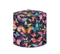 CREAMIC Colorful Butterfly Pressure Cooker Cover, Kitchen Appliance Dust Cover, Rice Cooker Protective Cover with Pocket, Suitable for Air Fryer Cover, Toaster Cover, Oven Cover