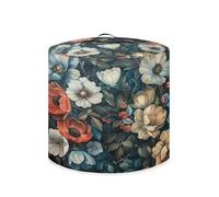 CREAMIC Floral Print Dust Cover for 8 Quart Instant Pot and Extra Accessories Dust Protection Easy Clean Pressure Cooker Cover Electric Appliance Cover Air Fryer with Pocket Home Decor