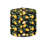 CREAMIC Lemon Print Air Fryer Cover Washable Pressure Cooker Dust Cover for 8 Qt Small Kitchen Appliance Cover with Top Handle Dust Protection Bread Cover for Home Decoration