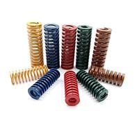 Creamily 1PCS Heavy Load Spiral Stamping Compression Mould Die Spring Length 20-200mm(20 x 10 x 100mm,Yellow)