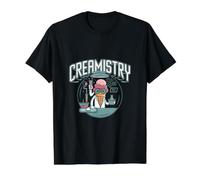 Creamistry Ice Cream Scientist Funny Chemistry Chemist Value Graphic T-Shirt, Men, Black, XL