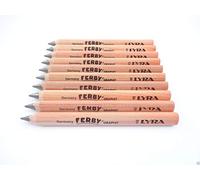 Creamore Crafts Jumbo Lyra Ferby Triangular Chunky Pencils - Pre School Handwriting Learning Art - Number Of Items: 6