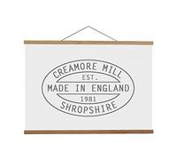 Creamore Mill Oak Poster Hanger with Strong Magnetic Grips LONG 71.5cm 28"