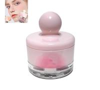 Creamy Blush Putty With Powder Puff,Putty Cream Blush 3 In 1 Blush Mud,Multi-Purpose Blush Putty With Powder Puff,Matte Powder Blush For Cheeks, Soft Fine Air Cushion Blush With Puff And Mirror(02#Pin