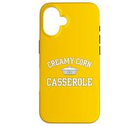 Creamy Corn Casserole Thanksgiving Dinner Cooking Fun Case for iPhone 16