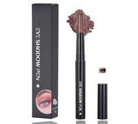 Creamy Eye Shadow Stick - Long-Lasting Waterproof Eye Shadow Pencil with Smooth Blendable Texture, Metallic Shimmer Cream Eyeshadow Pen for Effortless Makeup (01#Cocoa Bronze)