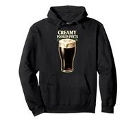 Creamy Fookin Pints Funny Irish Drinking Saint Patricks Pub Pullover Hoodie