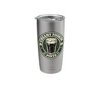 Creamy Fookin Pints Funny Irish Drinking Saint Patricks Pub Stainless Steel Insulated Tumbler