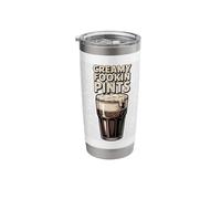 Creamy Fookin Pints Funny Irish Drinking Saint Patricks Pub Stainless Steel Insulated Tumbler