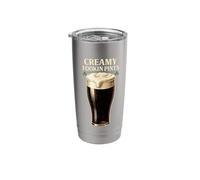 Creamy Fookin Pints Funny Irish Drinking Saint Patricks Pub Stainless Steel Insulated Tumbler