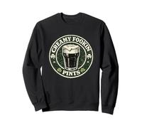 Creamy Fookin Pints Funny Irish Drinking Saint Patricks Pub Sweatshirt