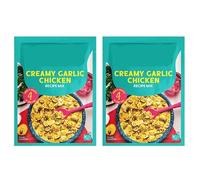 Creamy Garlic Chicken Recipe Mix, 35g, Suitable for Vegetarians, Free from Artificial Colours and Flavourings, Pack of 2