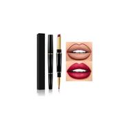 Creamy lip liner & matte lip crayon duo in refillable lip case packaging,Double-ended Velvet Lipstick Pencil-Matte Lipstick and Lip Liner in One,12H Waterproof Formula,Twelve Colours Available