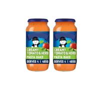 Creamy Tomato & Herb Pasta Bake Sauce, 485g 2 Jars,Simply pour over your favourite pasta, add your choice of toppings, and bake in the oven for a fuss-free, hearty dish.