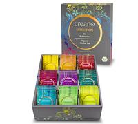 Creano Organic Herbal Tea Box - Selection of 9 Unique Organic Infusions - Premium Herbal & Fruit Tea Bags 90 Bags - Healthy & Natural Wellness Gift*