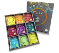 Creano Organic Herbal Tea Box - Selection of 9 Unique Organic Infusions - Premium Herbal & Fruit Tea Bags 27 Bags - Healthy & Natural Wellness Gift*