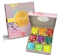 Creano Organic herbal tea gift set "Organic HERBAL TEA", 45 organic tea bags in 9 different types, 90 grams