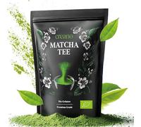 Creano Organic Matcha Powder 100g - Ground First Flush Spring Harvest Green Tea - Ideal for Matcha Latte, Smoothies, Baking & Cooking - Premium Quality*