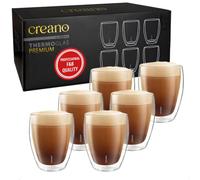 Creano Premium Double-Walled Drinking Glasses 400 ml - Set of 6
