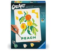 CreArt, Malen nach Zahlen Adults Trend - Pfirsiche