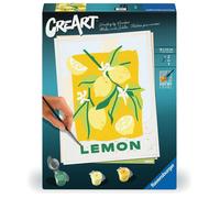 CreArt, Malen nach Zahlen Adults Trend - Zitronen