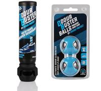 Crease Protect Shoe Odour Control Bundle - Odour Buster Balls & Odour Buster Deodoriser Spray for Eliminating Shoe Smell & Keeping Footwear Fresh (Odour Buster Spray & Odour Buster Balls)
