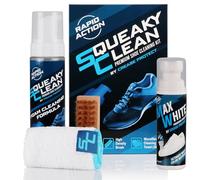 Crease Protect White Shoe Cleaning & Restoration Bundle - Shoe Whitener & Squeaky Clean Shoe Cleaning Kit for Trainers, Sneakers & Shoes (Max White Shoe Whitener + Shoe Cleaning Kit)
