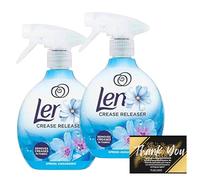 Crease Release Spray - 2 x 500ml Anti-Crease Wrinkle Releaser | Spring Awakening Scents | Iron-Free Clothing Refresher Spray | Fabric Freshener by Parahon