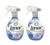 Crease Release Spray Spring Awakening Scent 500ml - Pack of 2 | Fabric Wrinkle Remover & Clothes Freshener for Bedding, Curtains & Garments