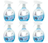 Crease Releaser, Spring Awakening, 500ml x6, Fabric Freshener, Wrinkle Remover Spray, Long-Lasting Scent, Easy Ironing Aid, Clothes, Bedding, Curtains, Laundry Essential