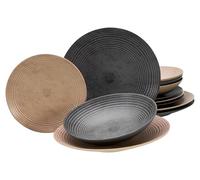 CreaTable, 13139 Catania Mix Series Crockery Set Plate Set 12 Pieces