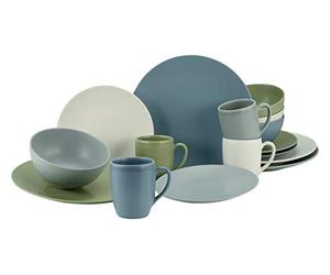CreaTable, 19299, Series Soft Touch ONE, Combination Service 16 Pieces, Stoneware