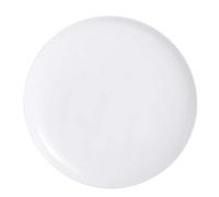 CreaTable Italian Party Pizza Plates White 33 cm Opal Glass Set of 10