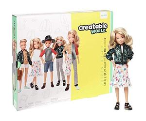 CREATABLE WORLD Complete kit for wavy blonde hair - GGT67 - Mannequin - 6 years and +
