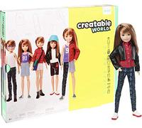 CREATABLE WORLD GGG53 Deluxe Character Kit Customisable Doll, Creative Play for All Kids 6 Years Old and Up, Copper Straight Hair