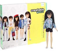 Creatable World Deluxe Dark Straight Hair Character Kit