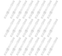 CREATCABIN 12 Pairs Transparent Shoe Straps for Heels Adjustable Heel Straps Anti Loose Ankle Strap Elastic Invisible High Heel Strap Clear Shoe Laces with Adjustable Buckle for Loose Shoes Women