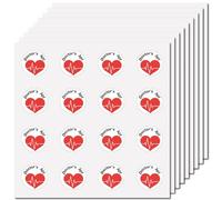 CREATCABIN 128 Pcs Doctor's Apt Stickers Waterproof Self-adhesive Sticker Notice Bulk Decal Small Round Dot Cartoon Map Marker for Water Bottles Luggage Computer Mobile Phone Skateboard 2.5x2.5cm