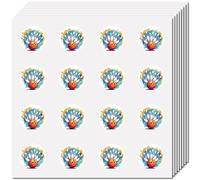 CREATCABIN 128Pcs Bowling Sticker Sports Planner Stickers Self-Adhesive Helmet Sticker Waterproof Round Dot Cartoon Decals Bulk Tags for Scrapbooking Craft Calendar Water Bottles Laptop Letter 2.5cm
