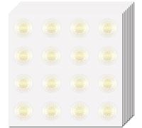 CREATCABIN 128pcs Certificate Seal Stickers - Outstanding Excellence Words Vinyl Decal Self-Adhesive Waterproof Stickers - Round Gold, 2.5x2.5cm for Envelopes, Diplomas, Awards, Graduation