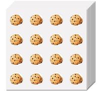 CREATCABIN 128Pcs Cookies Stickers Small Round Decal Self-Adhesive Waterproof Planner Sticker Bulk Dot Stickers for Crafts Water Bottles Laptop Luggage Cup Computer Mobile Phone 2.5x2.5cm