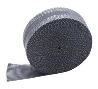 CREATCABIN 16.4 Feet Gray Hem Tape Iron on Hemming Tape Polyester Hot Melt Adhesive No Sewing Washable Pant Trousers Edge Modified Fabric Strifor Quick Clothing Repairs DIY Crafts 1 Inch Wide