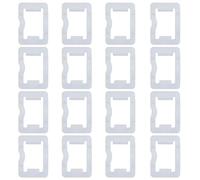 CREATCABIN 18Pcs Loose Outlet Fix Plug Loose Socket Fixer White Nylon s Power Plugs Extender Prevents Standard Tight Fit Fixers for Won't Fall Out Cut Off Electricity 0.94 x 0.67 x 0.28