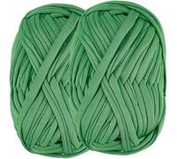 CREATCABIN 2 Pack Garden Twine Garden String Soft Plant Ties Tomato Ties Tree Support Stretchy Garden String for Supporting Tying Climbing Plants Veggies Flowers Craft Supplies Green 98FT 30M/Roll